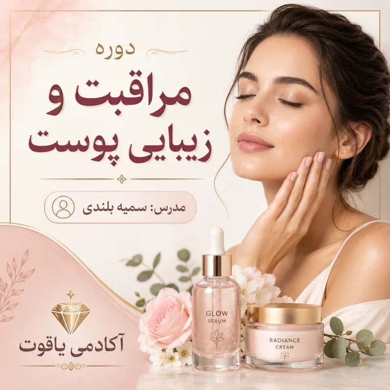 دوره مراقبت و زیبایی پوست