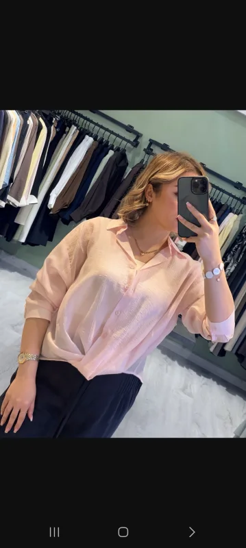 شومیز حریر   شیشه‌ای  گره ای