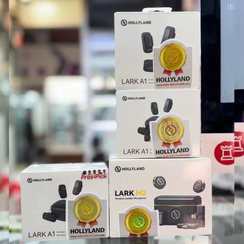 میکروفون یقه ای بیسیم هالی لند مدل LARK A1 با درگاه اتصال تایپ سی