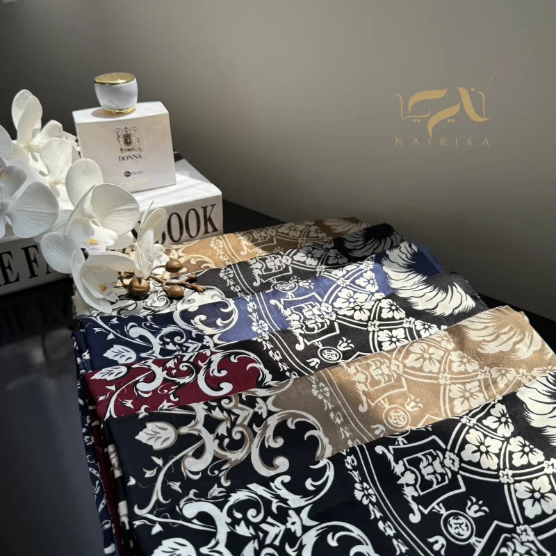 روسری ابریشم ژاکارد