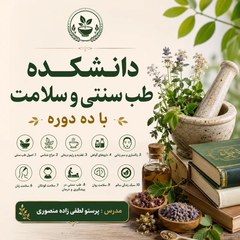 دانشکده طب سنتی و سلامت با ده دوره